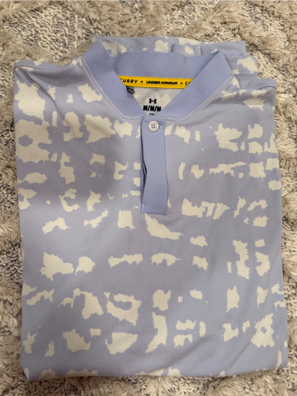 Under Armour Men’s Lavender/White Curry Performance Polo
